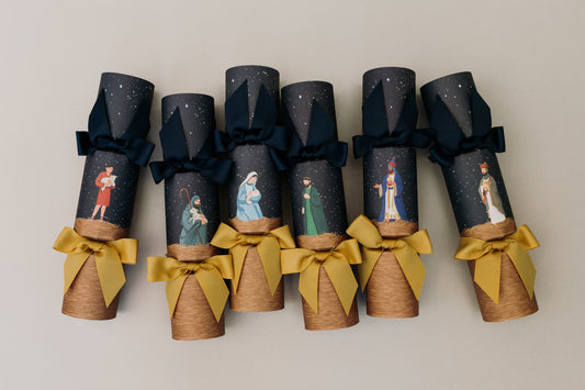10" NATIVITY CHRISTMAS CRACKERS (36)