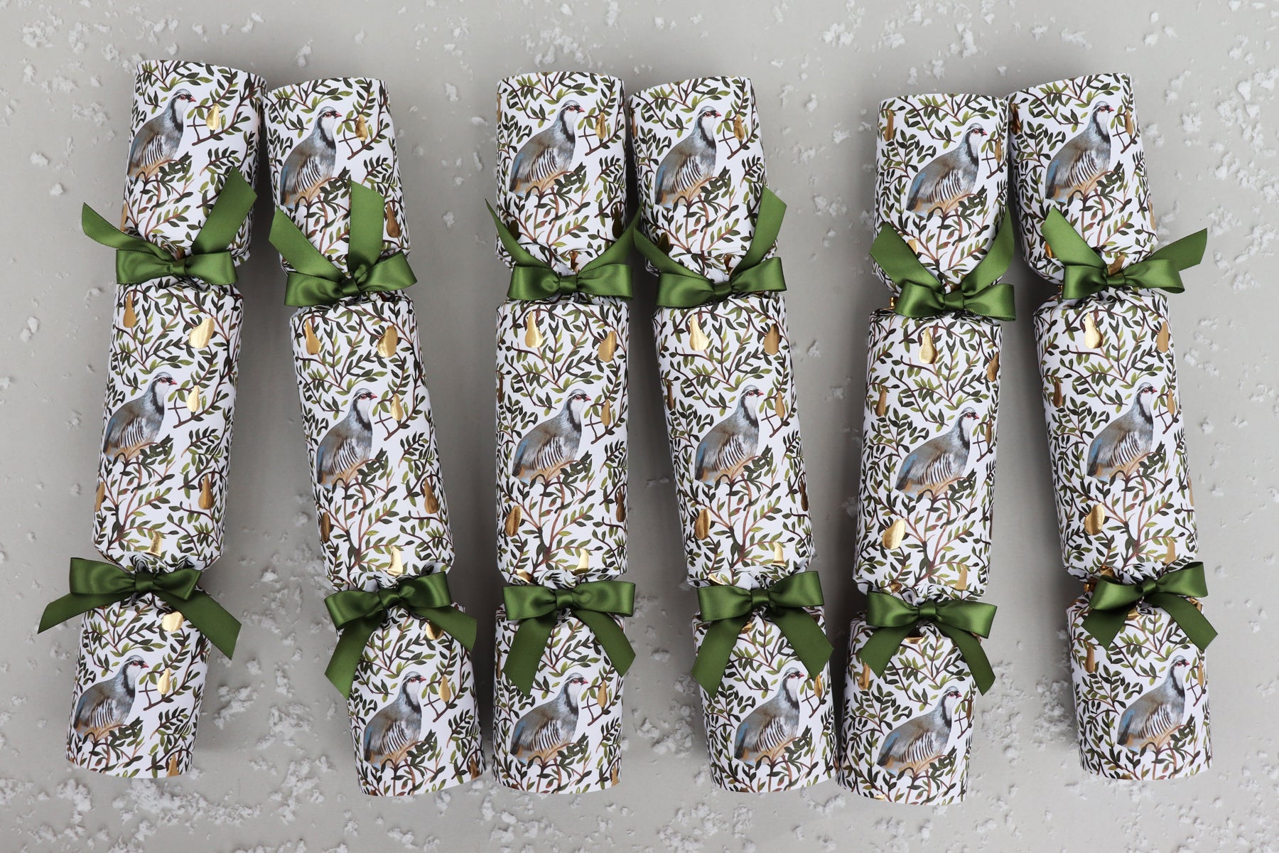 catering christmas crackers partridge